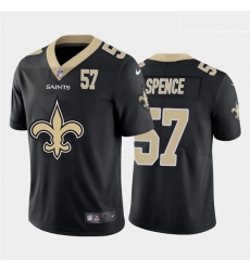 New Orleans Saints 57 Noah Spence Black Team Big Logo Number Vapor Untouchable Limited Jersey New Orleans Saints 57 Noah Spence Black Team Big Logo Number Vapor Untouchable Limited Jersey