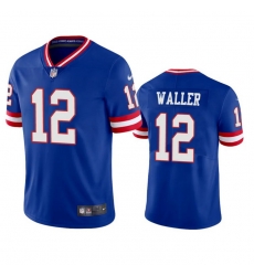New York Giants 12 Darren Waller Blue Classic Stitched Jersey New York Giants 12 Darren Waller Blue Classic Stitched Jersey