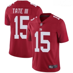 New York Giants 15 Golden Tate III Red Alternate Stitched Football Vapor Untouchable Limited Jersey