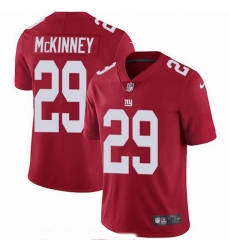 New York Giants 29 Xavier McKinney Red Alternate Stitched NFL Vapor Untouchable Limited Jersey