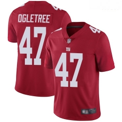 New York Giants 47 Alec Ogletree Red Alternate Stitched Football Vapor Untouchable Limited Jersey