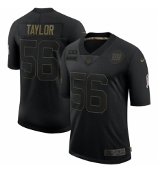 New York Giants 56 Lawrence Taylor Black 2020 Salute To Service Limited Jersey New York Giants 56 Lawrence Taylor Black 2020 Salute To Service Limited Jersey