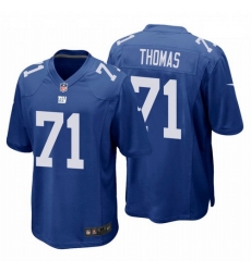 New York Giants 71 Andrew Thomas Blue Royal Vapor Limited jersey New York Giants 71 Andrew Thomas Blue Royal Vapor Limited jersey