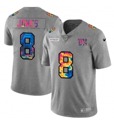 New York Giants 8 Daniel Jones Multi Color 2020 NFL Crucial Catch NFL jerseyGreyheather New York Giants 8 Daniel Jones Multi Color 2020 NFL Crucial Catch NFL jerseyGreyheather
