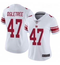 Women's New York Giants #47 Alec Ogletree White Stitched Football Vapor Untouchable Limited Jersey