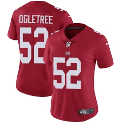 Women's New York Giants #52 Alec Ogletree Red Alternate Stitched NFL Vapor Untouchable Limited Jersey