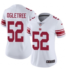Women's New York Giants #52 Alec Ogletree White Stitched NFL Vapor Untouchable Limited Jersey