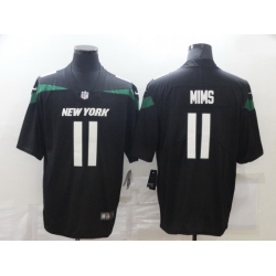 New York Jets 11 Denzel Mims Black Vapor Untouchable Limited Jersey