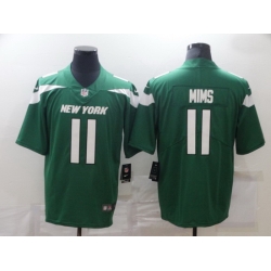 New York Jets 11 Denzel Mims Green Vapor Untouchable Limited Jersey
