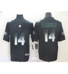 New York Jets 14 Sam Darnold Black Arch Smoke Vapor Untouchable Limited Jersey