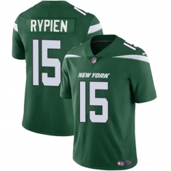 New York Jets 15 Brett Rypien Green Vapor Untouchable Limited Stitched Jersey