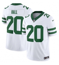 New York Jets 20 Breece Hall White 2023 F U S E Vapor Limited Throwback Stitched Football Jersey New York Jets 20 Breece Hall White 2023 F U S E Vapor Limited Throwback Stitched Football Jersey
