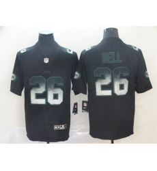 New York Jets 26 Le Veon Bell Black Arch Smoke Vapor Untouchable Limited Jersey