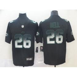New York Jets 26 Le Veon Bell Black Arch Smoke Vapor Untouchable Limited Jersey