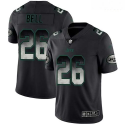 New York Jets 26 Le'Veon Bell Black Stitched Football Vapor Untouchable Limited Smoke Fashion Jersey