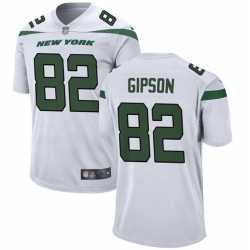 New York Jets 82 Xavier Gipson White Stitched Jersey