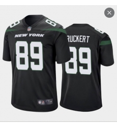 New York Jets #89 Ruckert Black Vapor Untouchable Limited Stitched NFL Jersey