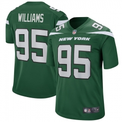 New York Jets #95 Quinnen Williams Green Vapor Untouchable Limited Stitched NFL Jersey