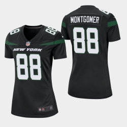 Women's New York Jets 88 Ty Montgomery Black Vapor Untouchable Limited Jersey
