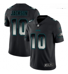 Philadelphia Eagles 10 DeSean Jackson Black Arch Smoke Vapor Untouchable Limited Jersey