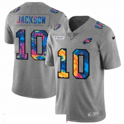 Philadelphia Eagles 10 Desean Jackson Multi Color 2020 NFL Crucial Catch NFL jerseyGreyheather