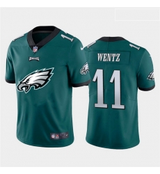 Philadelphia Eagles 11 Carson Wentz Green Team Big Logo Vapor Untouchable Limited Jersey Philadelphia Eagles 11 Carson Wentz Green Team Big Logo Vapor Untouchable Limited Jersey