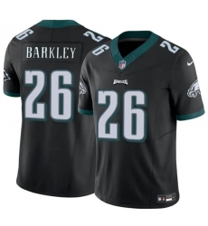 Philadelphia Eagles #26 Saquon Barkley Black 2023 F.U.S.E. Vapor Untouchable Limited Football Stitched Jersey