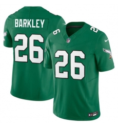 Philadelphia Eagles #26 Saquon Barkley Green 2023 F.U.S.E. Vapor Untouchable Limited Throwback Football Stitched Jersey