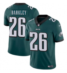 Philadelphia Eagles #26 Saquon Barkley Green Vapor Untouchable Limited Stitched Football Stitched Jersey