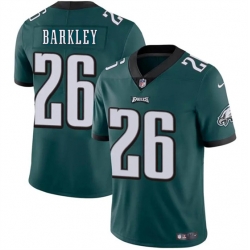 Philadelphia Eagles #26 Saquon Barkley Green Vapor Untouchable Limited Stitched Football Stitched Jersey