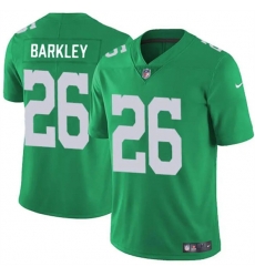 Philadelphia Eagles #26 Saquon Barkley Kelly Green Vapor Untouchable Limited Football Stitched Jersey