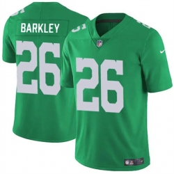 Philadelphia Eagles #26 Saquon Barkley Kelly Green Vapor Untouchable Limited Football Stitched Jersey
