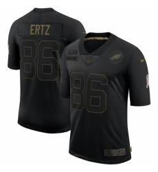 Philadelphia Eagles 86 Zach Ertz Black 2020 Salute To Service Limited Jersey Philadelphia Eagles 86 Zach Ertz Black 2020 Salute To Service Limited Jersey