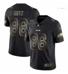 Philadelphia Eagles 86 Zach Ertz Black Gold Vapor Untouchable Limited Jersey