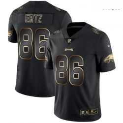 Philadelphia Eagles 86 Zach Ertz Black Gold Vapor Untouchable Limited Jersey