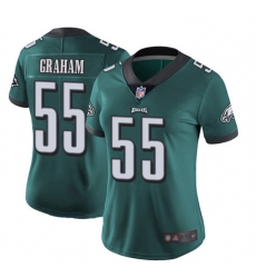 Women's Philadelphia Eagles 55 Brandon Graham Green Vapor Untouchable Limited Stitched Football Jersey