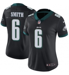 Women's Philadelphia Eagles 6 DeVonta Smith Black Alternate Stitched NFL Vapor Untouchable Limited Jersey