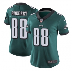 Women's Philadelphia Eagles 88 Dallas Goedert Green Vapor Untouchable Limited Stitched Football Jersey