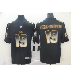 Pittsburgh Steelers 19 JuJu Smith Schuster Black Arch Smoke Vapor Untouchable Limited Jersey