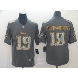 Pittsburgh Steelers 19 JuJu Smith Schuster Gray Camo Vapor Untouchable Limited Jersey