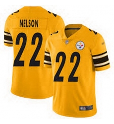 Pittsburgh Steelers 22 Steven Nelson Gold Football Limited Inverted Legend Jersey Pittsburgh Steelers 22 Steven Nelson Gold Football Limited Inverted Legend Jersey