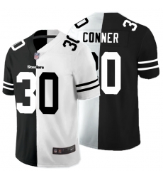 Pittsburgh Steelers 30 James Conner Black And White Split Vapor Untouchable Limited Jersey Pittsburgh Steelers 30 James Conner Black And White Split Vapor Untouchable Limited Jersey