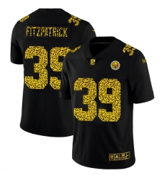 Pittsburgh Steelers 39 Minkah Fitzpatrick Black Leopard Print Fashion Vapor Limited NFL Jersey