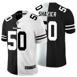 Pittsburgh Steelers 50 Ryan Shazier Black And White Split Vapor Untouchable Limited Jersey