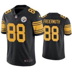 Pittsburgh Steelers 88 Pat Freiermuth Black Color Rush Jersey
