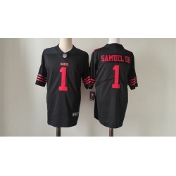 San Francisco 49ers 1 Deebo Samuel Black Vapor Untouchable Limited Stitched Football Jersey