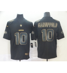 San Francisco 49ers 10 Jimmy Garoppolo Black Gold Vapor Untouchable Limited Jersey