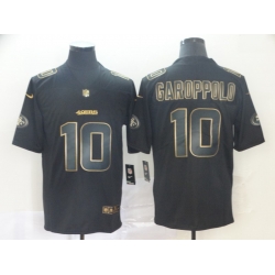 San Francisco 49ers 10 Jimmy Garoppolo Black Gold Vapor Untouchable Limited Jersey