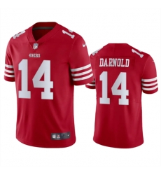 San Francisco 49ers 14 Sam Darnold Red Vapor Untouchable Limited Stitched Football Jersey