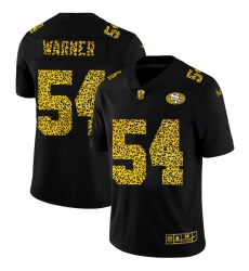 San Francisco 49ers 54 Fred Warner Black Leopard Print Fashion Vapor Limited NFL jersey
